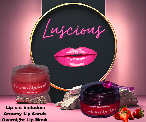 Luscious Lip Set (Lip Scrub & Lip Mask)