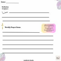 Whispers & Wonders: A Prayer Journal (Digital Download)