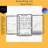 2025–2026 College Student Digital Planner | Clickable Tabs & Trackers