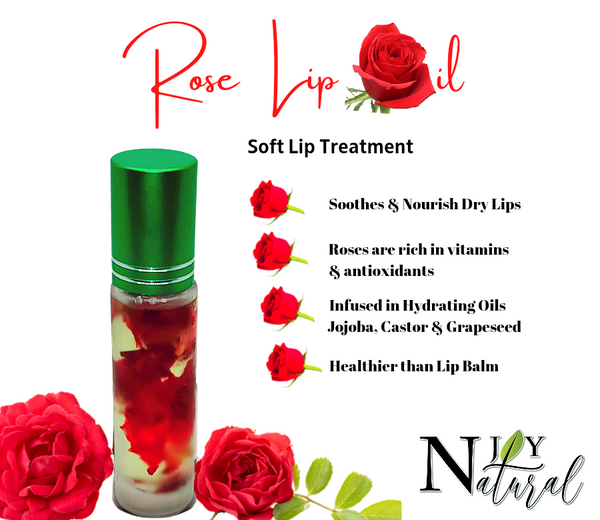 Rose Lip Treatment Oil, 10 ml.
