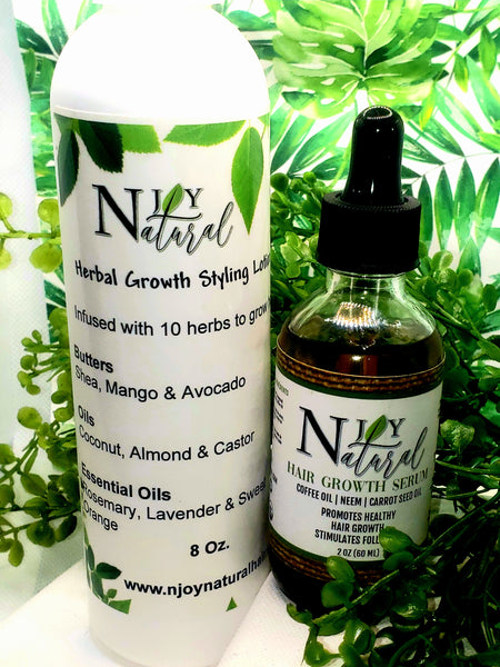 Mini Growth Bundle: Hair Growth Serum and Herbal Hair Growth Lotion